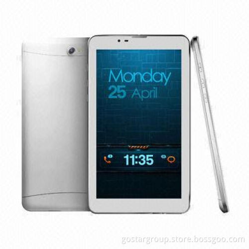 7" dual core dual SIM 3G phone call tablet pc with GPS, BT, FM